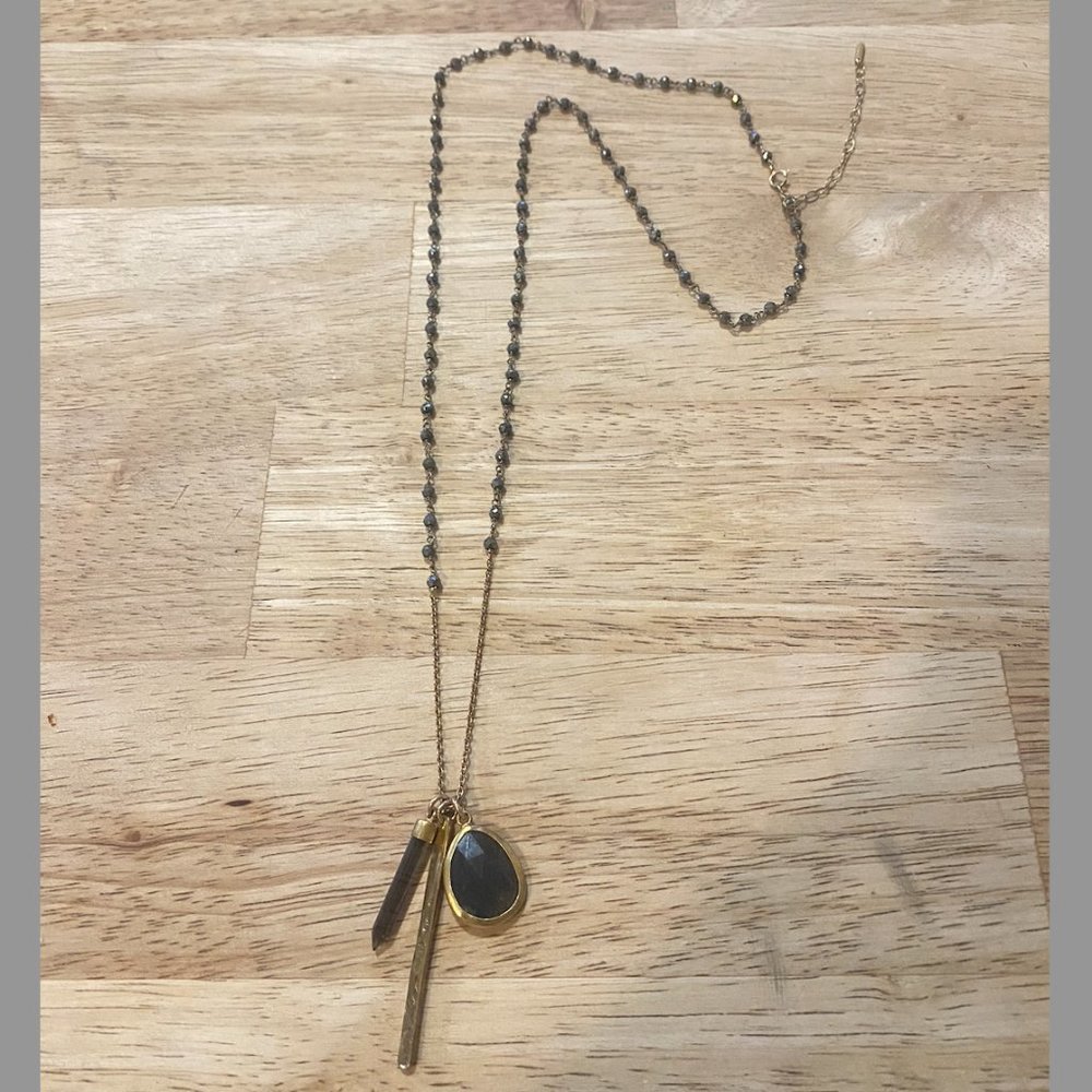 Chan Luu 14K Gold Plated Charm Necklace
